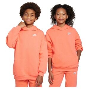 Nike Sportswear Club Fleece Big Kids Pullover Hoodie Wild Melon size large NWT